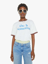 Men Tees | Mother Denim The Lowdown Ringer Tee - Do It Tomorrow