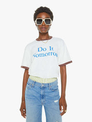 Men Tees | Mother Denim The Lowdown Ringer Tee - Do It Tomorrow