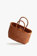 Women Bags | Mother Denim Basket Case Goa Medium Leather Tote - Brown