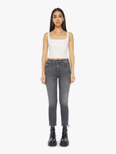Women Bootcut | Mother Denim The Insider Crop Step Fray - Up In Smoke
