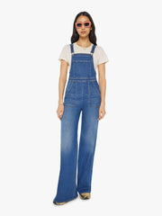Women Flare | Mother Denim High Waisted Twister Overall Sneak - Punch Buggy