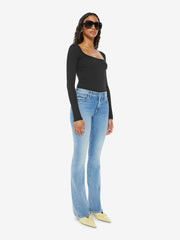 Women Flare | Mother Denim The Outsider Sneak - Full Moon