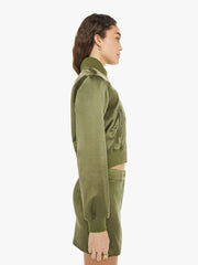 Women Jackets | Mother Denim SABLYN Cala Shrunken Bomber - Olive