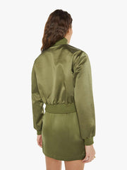 Women Jackets | Mother Denim SABLYN Cala Shrunken Bomber - Olive