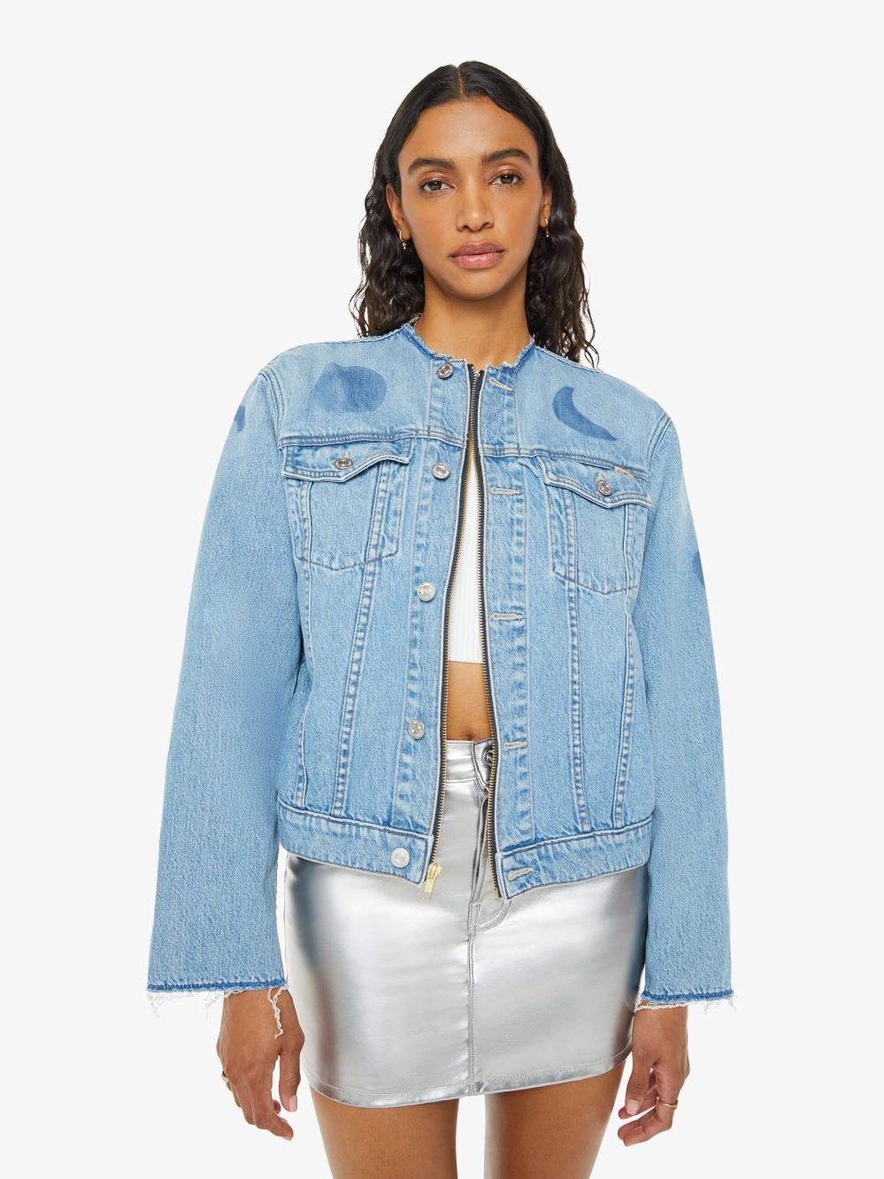 Women Jackets | Mother Denim The Bruised Bruiser - Call A Spade A Spade