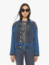 Women Jackets | Mother Denim The Triangle Drifter - Black And Blue