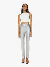 Women Pants | Mother Denim High Waisted Rail Skimp - Silver Dagger
