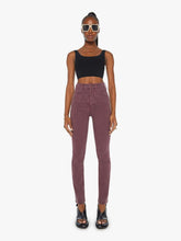 Women Pants | Mother Denim The Rocky Rider Skimp - Cats And Dogs - Mauve Wine
