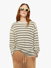 Women Shirts | Mother Denim Dr. Collectors Derrick Tee Stripes - Stone