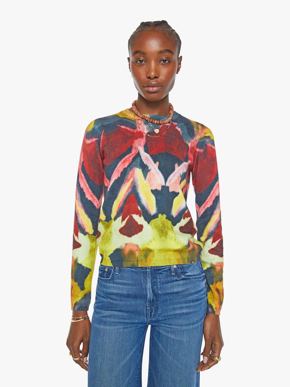 Women Shirts | Mother Denim Maria Cher Olimpia Long Sleeve Top - Madero