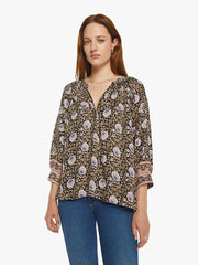 Women Shirts | Mother Denim Natalie Martin Remy Top - Vintage Flowers Sepia
