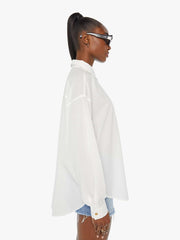 Women Shirts | Mother Denim The Pushing Buttons - Familiar Territory - Bright White