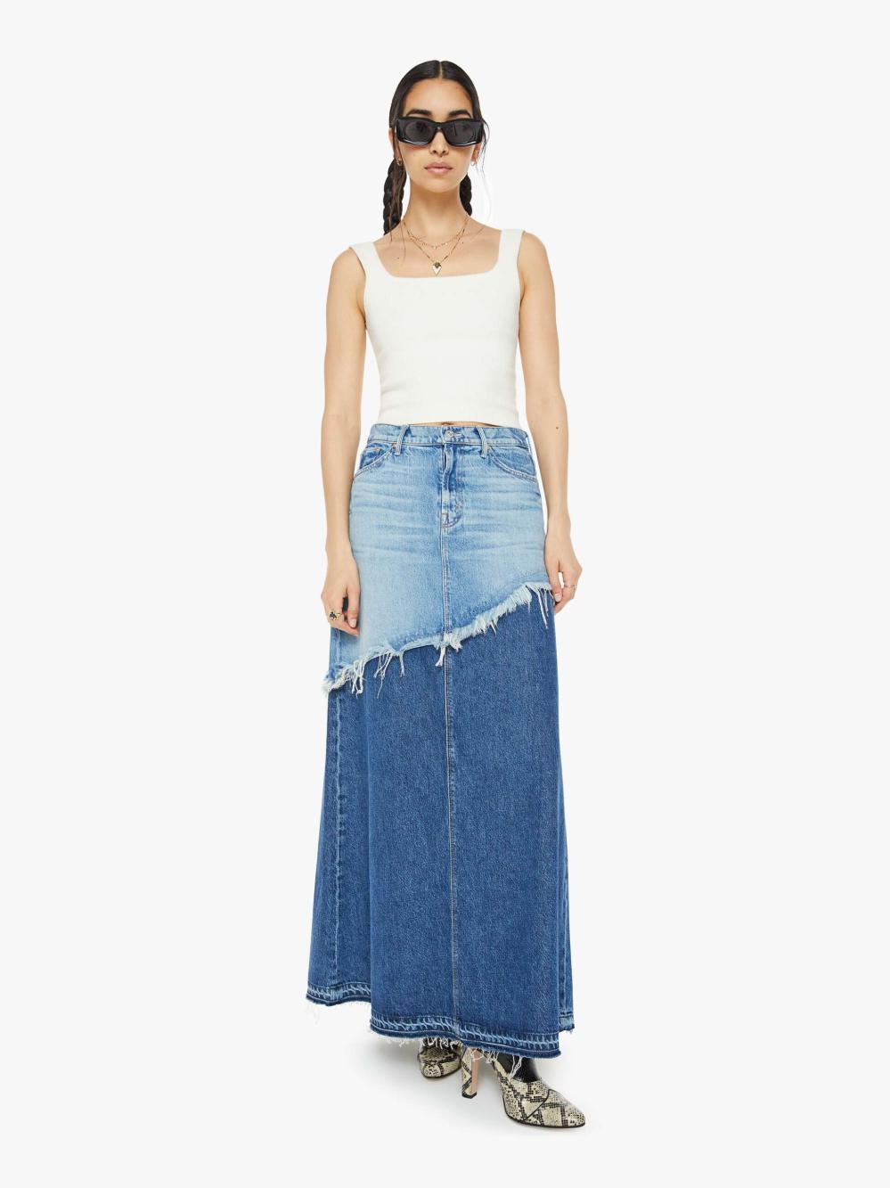 Women Skirts & Dresses | Mother Denim The Dual Ditcher Maxi - Double Whammy