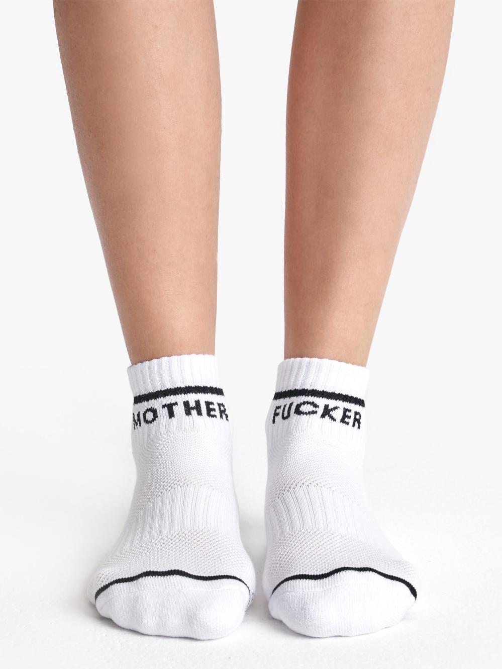 Women Socks | Mother Denim Baby Steps Ankle - MF White