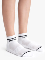 Women Socks | Mother Denim Baby Steps Ankle - MF White
