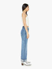 Women Straight | Mother Denim The Dodger Flood Cuff - Toil And Trouble