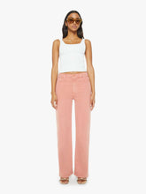 Women Straight | Mother Denim The Dodger Sneak -Cats And Dogs - Coral Haze