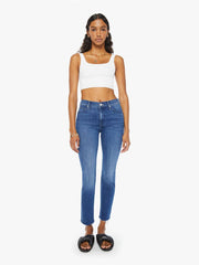 Women Straight | Mother Denim The Mid Rise Dazzler Ankle Fray - Nothing Between Us