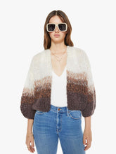 Women Sweaters | Mother Denim Maiami Mohair Bomber Cardigan - Brown Creme