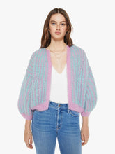 Women Sweaters | Mother Denim Maiami Mohair Brioche Bomber Cardigan - Rose-Mint