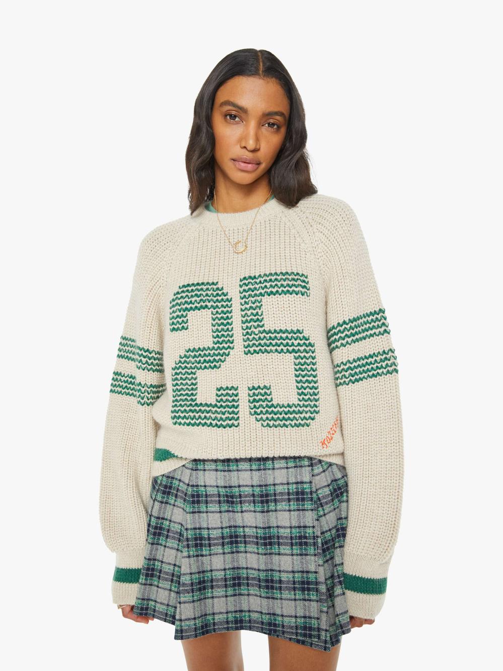 Women Sweaters | Mother Denim The Fisherman Concert - Birds Eye View