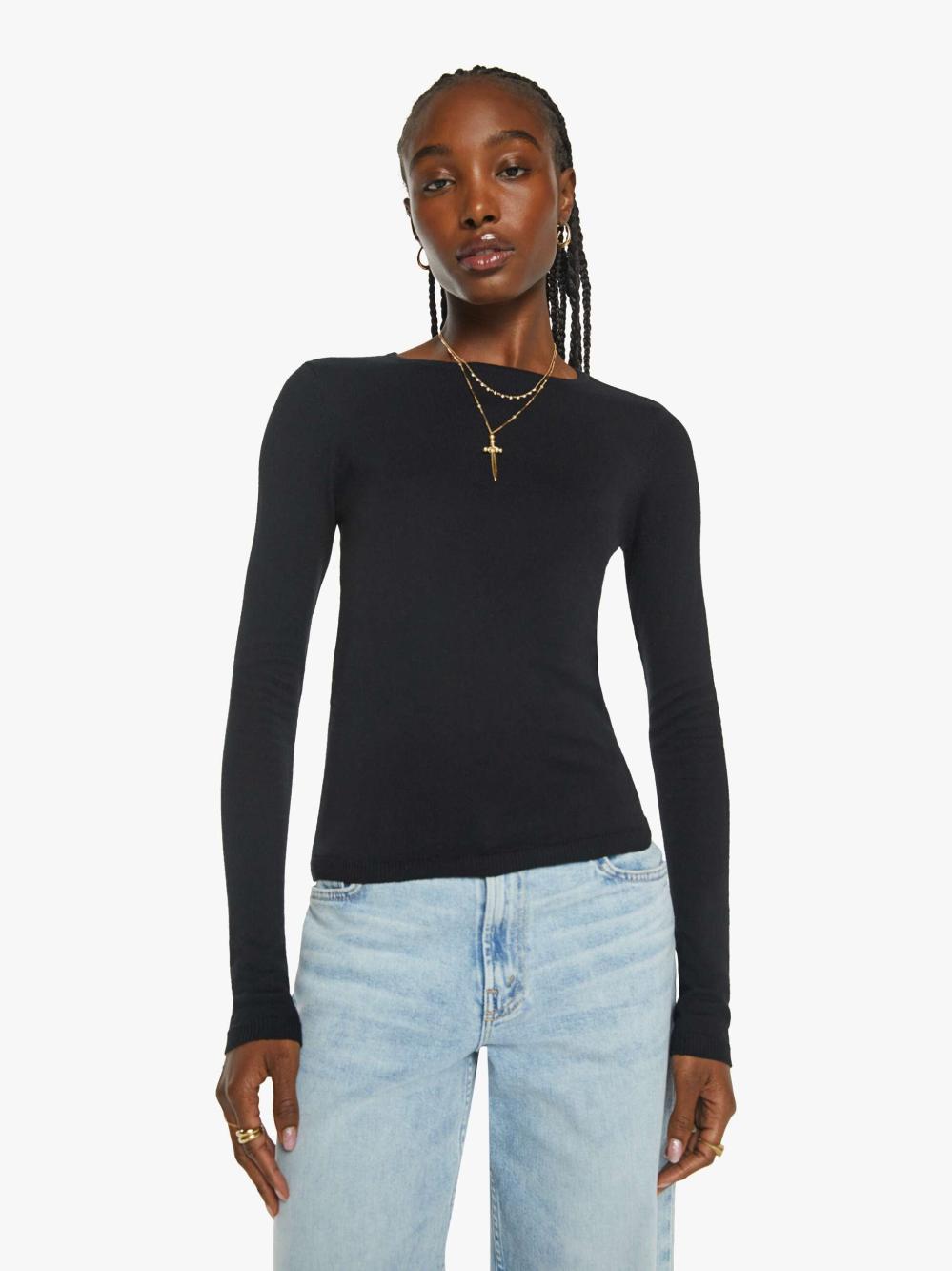 Women Sweaters | Mother Denim XiRENA Crew Sweater - Black