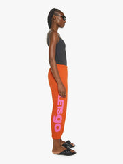Women Sweatpants | Mother Denim FREECITY Circa99 Og Lets Go Fluff Sweats - Orange Plant