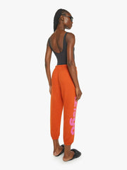 Women Sweatpants | Mother Denim FREECITY Circa99 Og Lets Go Fluff Sweats - Orange Plant