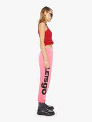 Women Sweatpants | Mother Denim FREECITY LETSGO OG SUPERYUMM SWEATPANT PINK PLANT