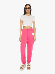 Women Sweatpants | Mother Denim SPRWMN - HEART SWEATPANTS HOT PINK
