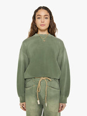 Women Sweatshirts | Mother Denim Dr. Collectors Relax French Terry Sweatshirt - Olive Army