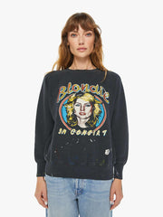 Women Sweatshirts | Mother Denim MadeWorn Blondie Shrunken Sweatshirt - Coal