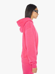 Women Sweatshirts | Mother Denim SPRWMN HEART HOODIE HOT PINK