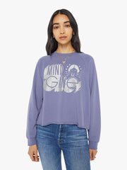 Women Sweatshirts | Mother Denim The Boost Crop Cut-Off - Mind Games