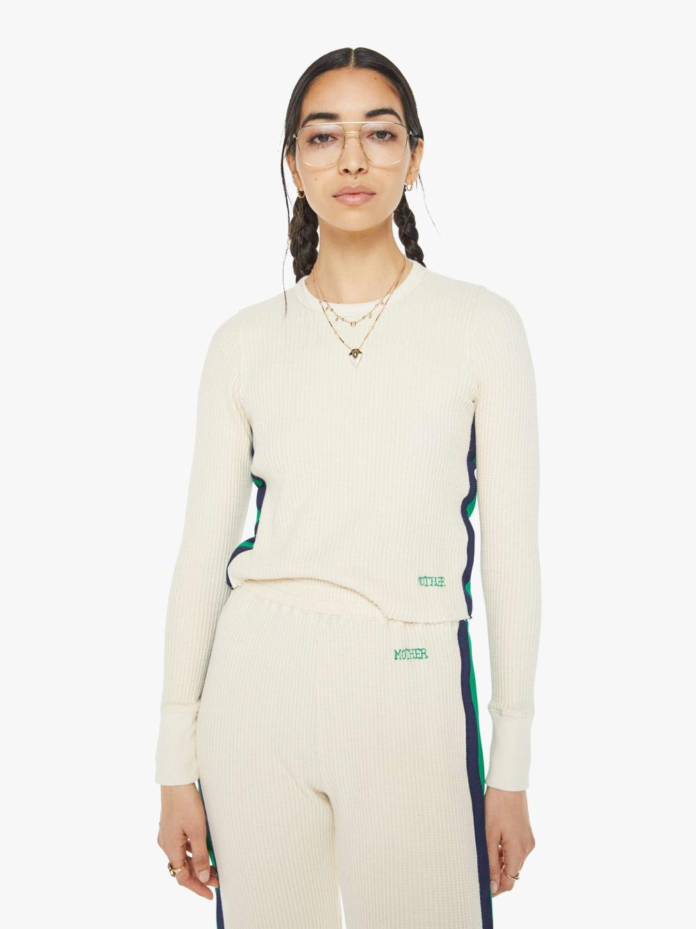 Women Tees / Tanks | Mother Denim The Itty Bitty Crew Crop - School Pick Up