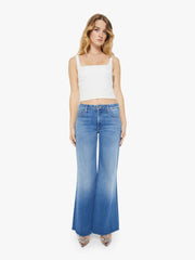 Women Wide Leg | Mother Denim PETITES The Lil' Roller Fray - Work Hard Play Hard