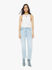 Women Wide Leg | Mother Denim The Ditcher Zip Ankle - Light As A Feather
