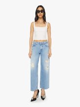 Women Wide Leg | Mother Denim The Down Low Spinner Hover - Holey Roller