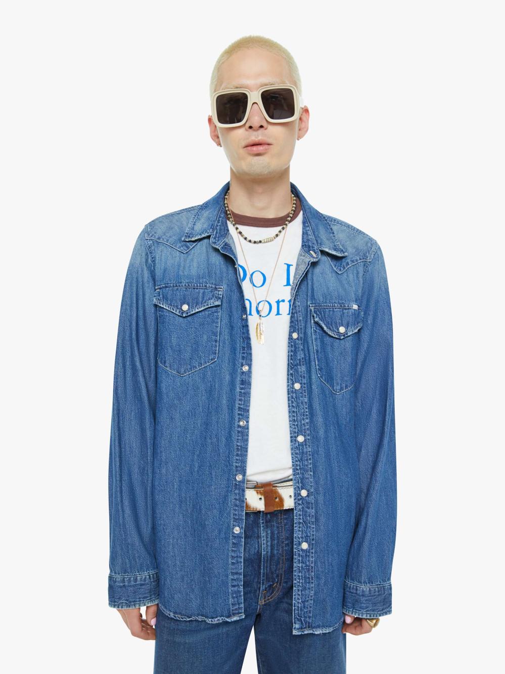 Men Shirts | Mother Denim The City Slicker - Now That You Mentioned It