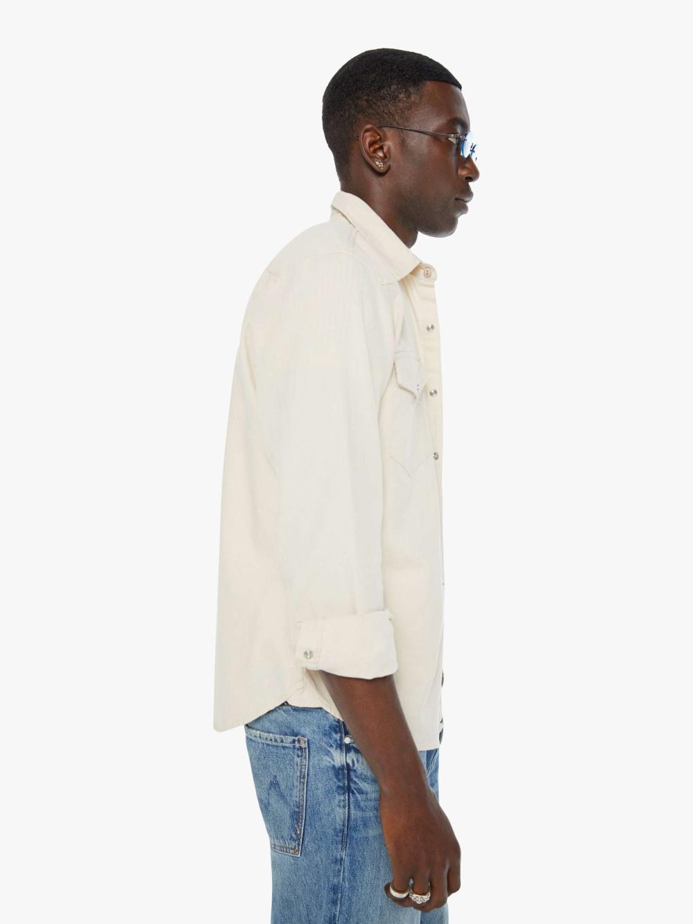 Men Shirts | Mother Denim THE CITY SLICKER WHAT THE DUCK NATURAL
