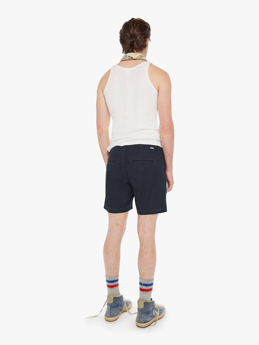 Men Shorts | Mother Denim The Big Shot Prep - Saturday School - Dark Navy