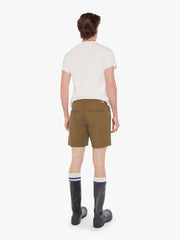 Men Shorts | Mother Denim The Big Shot Prep - Saturday School - Military Olive