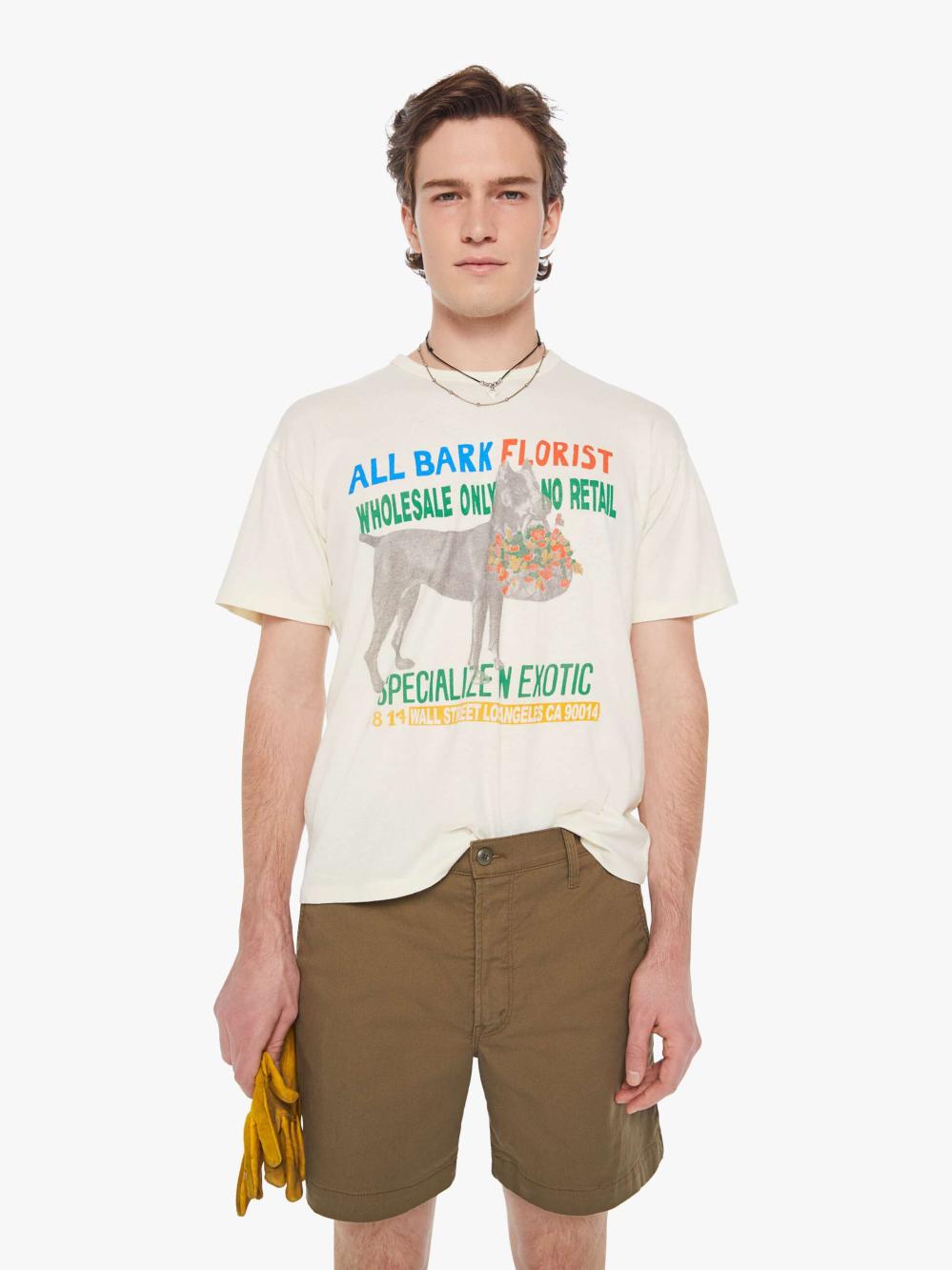 Men Tees | Mother Denim The Lowdown - All Bark Florist