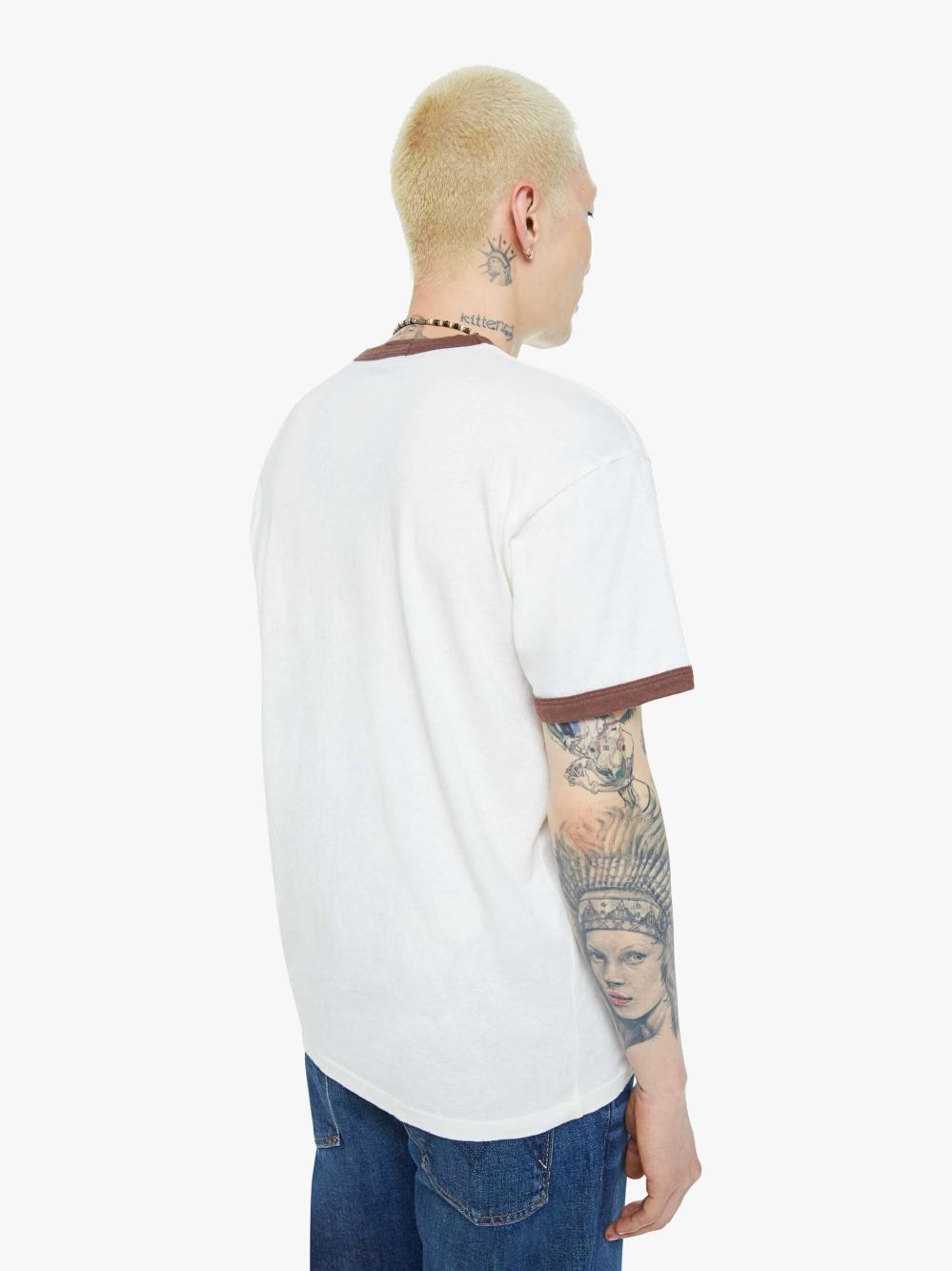Men Tees | Mother Denim The Lowdown Ringer Tee - Do It Tomorrow