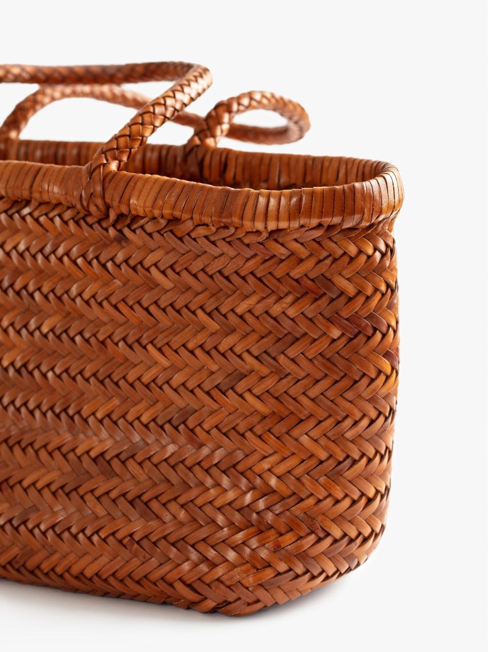 Women Bags | Mother Denim Basket Case Goa Medium Leather Tote - Brown