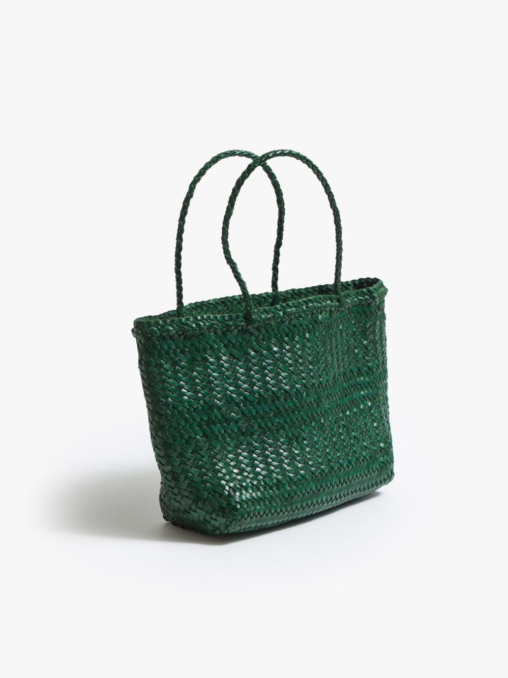 Women Bags | Mother Denim Basket Case Mini Leather Bag - Forest
