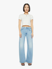 Women Barrel | Mother Denim PETITES The Lil' Lasso Sneak - Ivy League Cowboy
