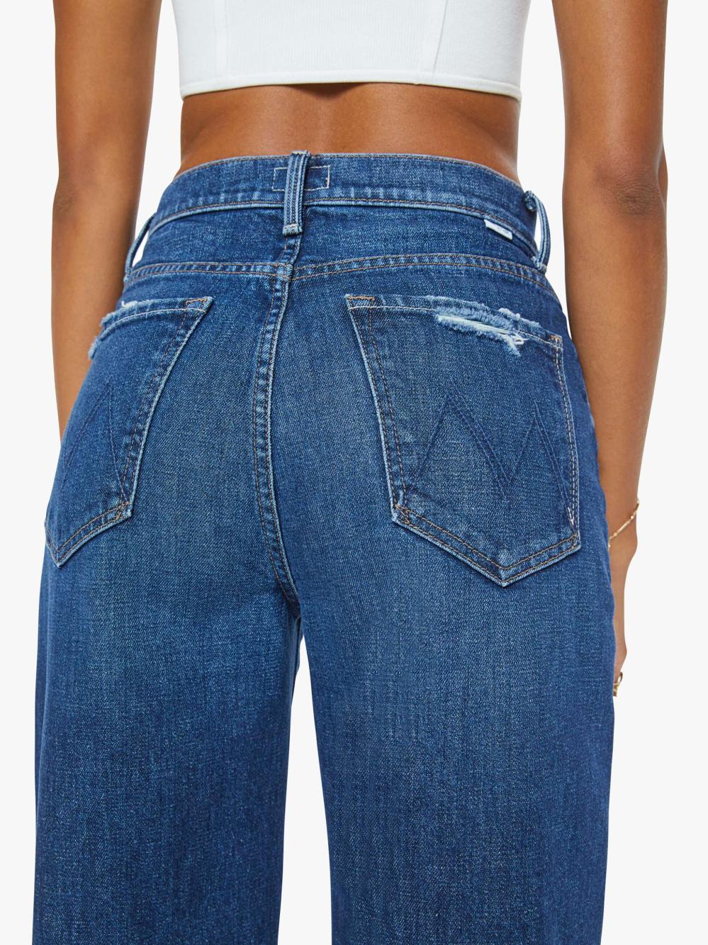 Women Barrel | Mother Denim The Fangirl Flood - Yee Haw