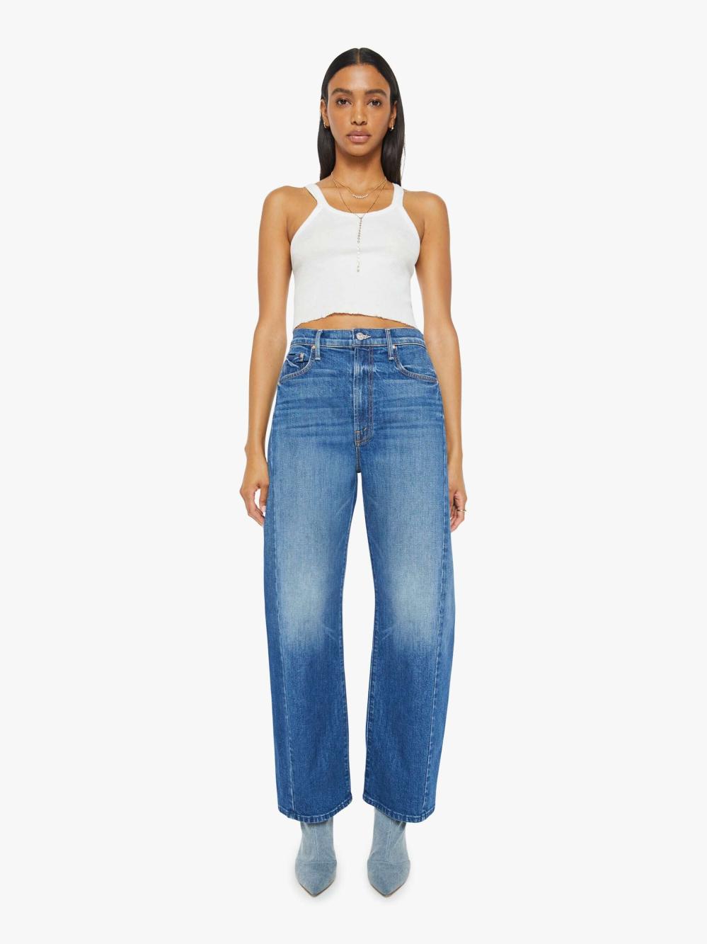 Women Barrel | Mother Denim The Full Pipe Flood - It's A Small World