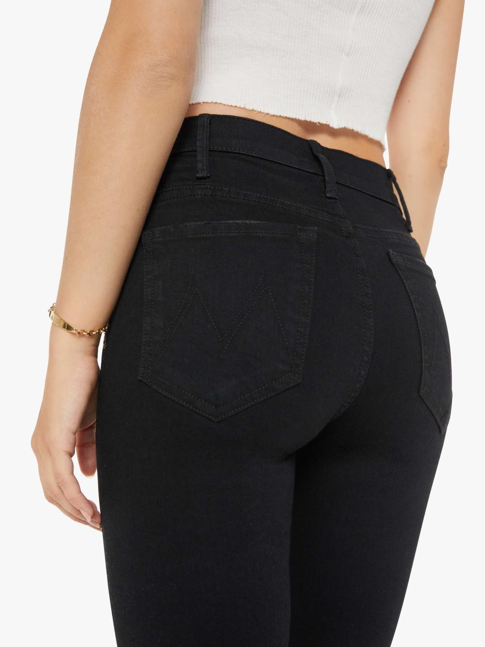 Women Bootcut | Mother Denim PETITES The Lil' Hustler Ankle Fray - Not Guilty